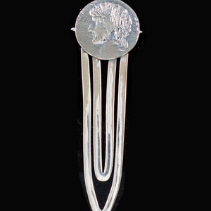 Antinous Handcrafted Sterling Silver Bookmark-Beloved of the Emperor Hadrian-Roman Empire