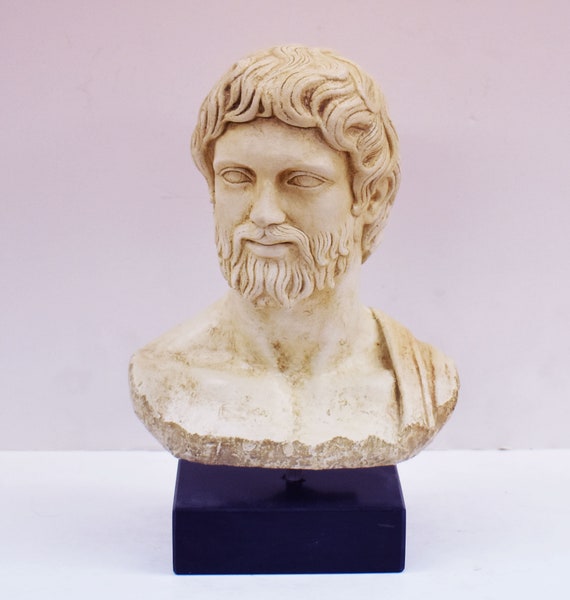 アスクレピオス像 古代ギリシャの医学の神の彫像 約23cm 彫像/彫刻] | [西洋] | [浪漫堂ショップ]