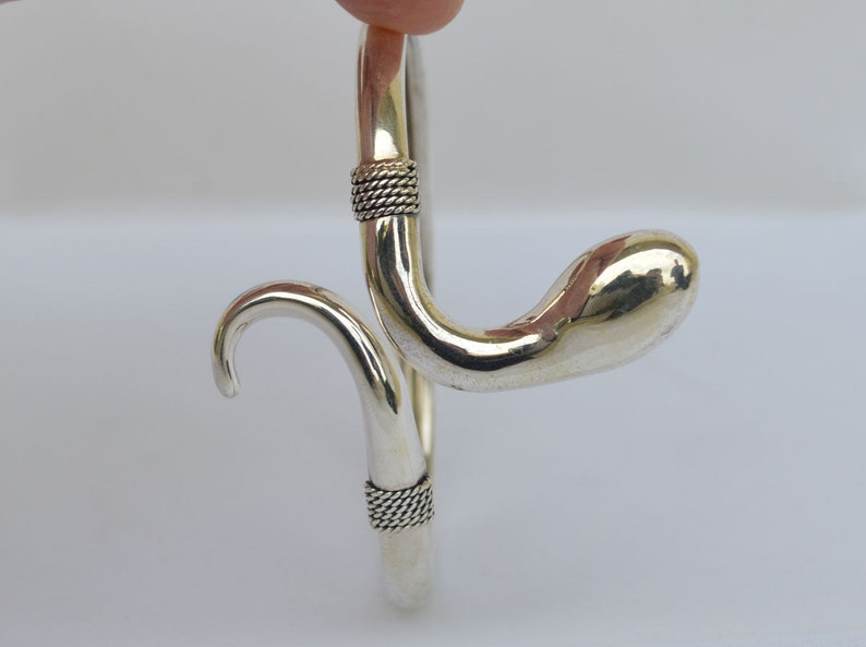 Minoan Snake Silver Bracelet Ancient Crete Greece High Quality Item image 1