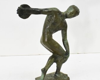円盤投げ　彫刻　ミュロン作　ディスコボロス　ビンテージ ミュロンのディスコボロス - 円盤投げ選手 - 古代ギリシャ