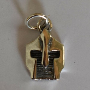Spartan Helmet Silver Mini Pendant - King Leonidas - Warriors - Thermopylae
