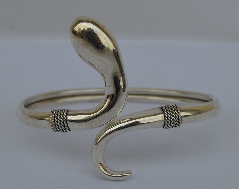 Minoan Snake Silver Bracelet Ancient Crete Greece High Quality Item image 2