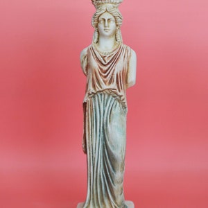 Caryatid Statue-Architectural Support,Column of the Erechtheion-Acropolis-Athens-Ancient Greece
