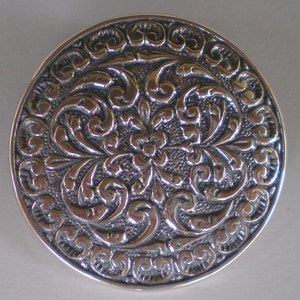 Byzantine Ornament Silver Pendant Brooch Pin Byzantio Silver Brooch Gift Idea Gift for Her