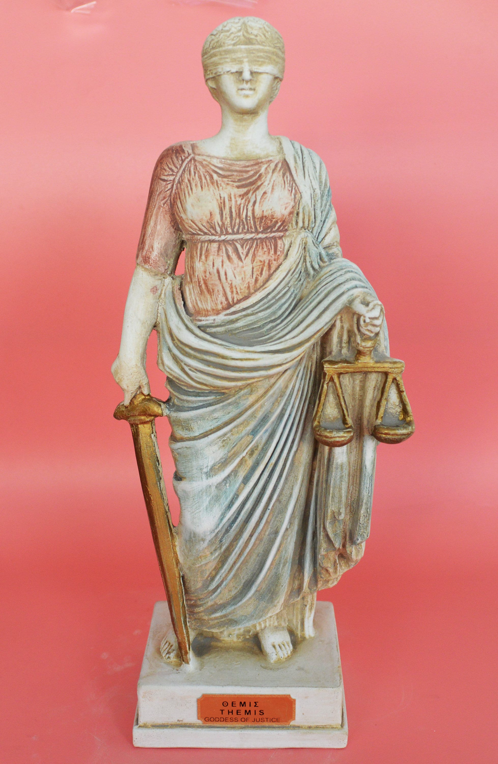 Statue of the Themis-ancient Greek Goddess of Justice, Divine Law