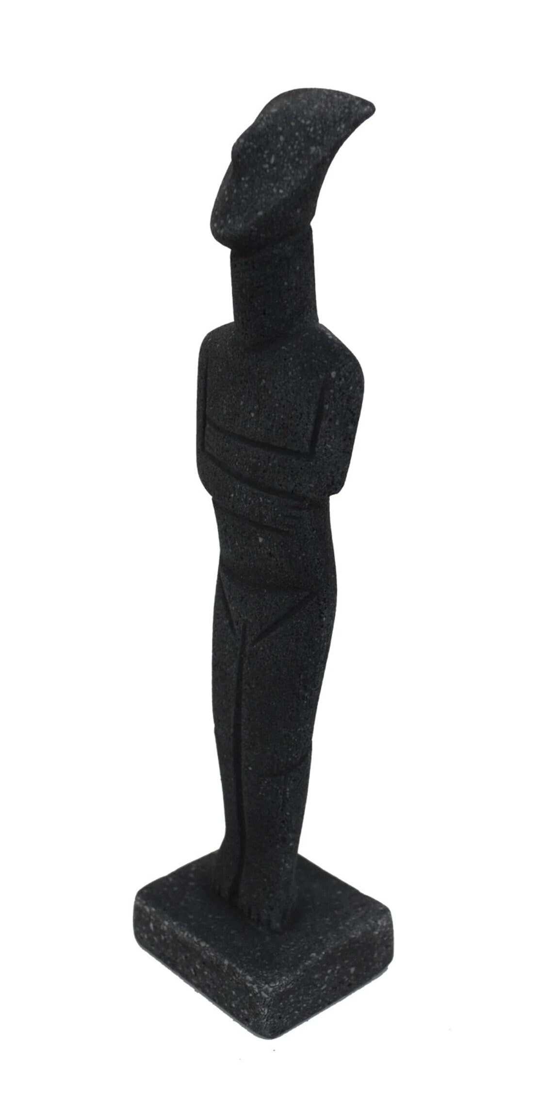Cycladic Idol Statue Female Figurine With Folded Armsancient Etsy