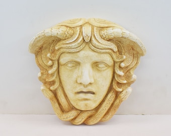 Small Decorative Mask of Medusa-Gorgon Medousa-Ancient Greek Theatre