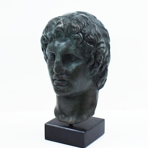 Alexander the Great Bust - King of the Ancient Greek Kingdom of Macedon - Vergina - History&#39;s Greatest & most Successful Military Commander