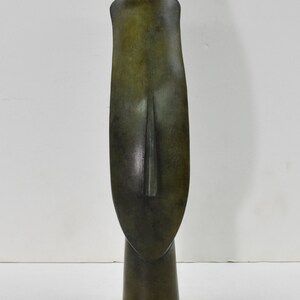 Bronze Cycladic Head Idol-Minimal- Ancient Greek Art - Cycladic Art - Museum Replica