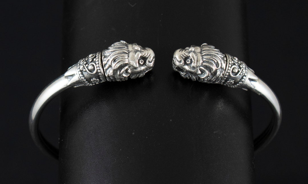 lenny silver Narrow Eagle Head Bangle メンズ
