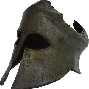 Bronze Helmet of General Miltiades-Offer to the Temple of Zeus at Olympia-Battle of Marathon-Olympia Museum Copy