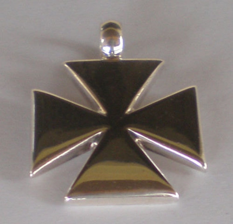 Byzantine Silver Cross Knights Templar Iron Cross Patee Etsy
