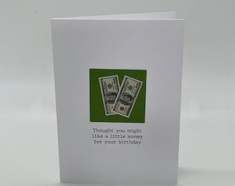 Handmade Thought You Might Like a Little Money for Your Birthday Card