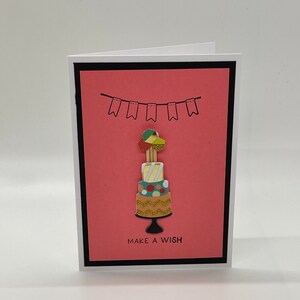 Handmade Make a Wish Birthday Card