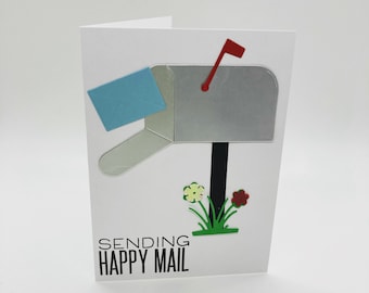 Sending Happy Mail Greeting Card
