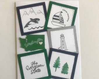 Handmade Washington Love Greeting Card