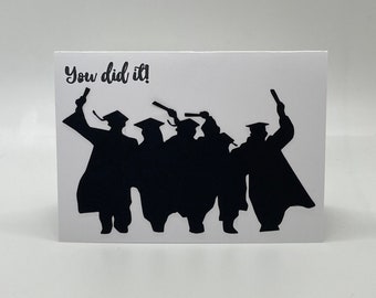 Handmade You Did It! Graduation Greeting Card