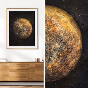 Planet Venus Print | Space Wall Art Decor | Venus Space Poster | Printable Planets | Solar System Print | Astronomy Poster | Collect All 9!