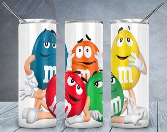 M&M's World Welcome to Fabulous Las Vegas Characters Large Tumbler w Straw New M&M's World Welcome to Fabulous Las Vegas Characters Large Tumbler w Straw New