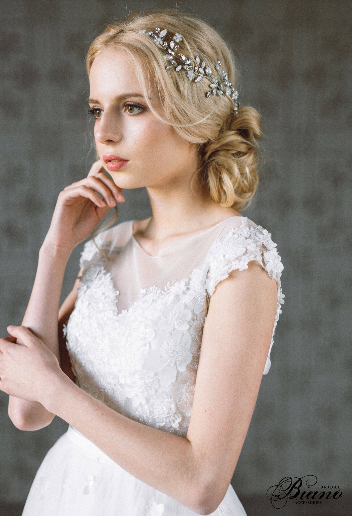 Wedding Headpiece Bridal Hair Piece Bridal Headpiece Etsy