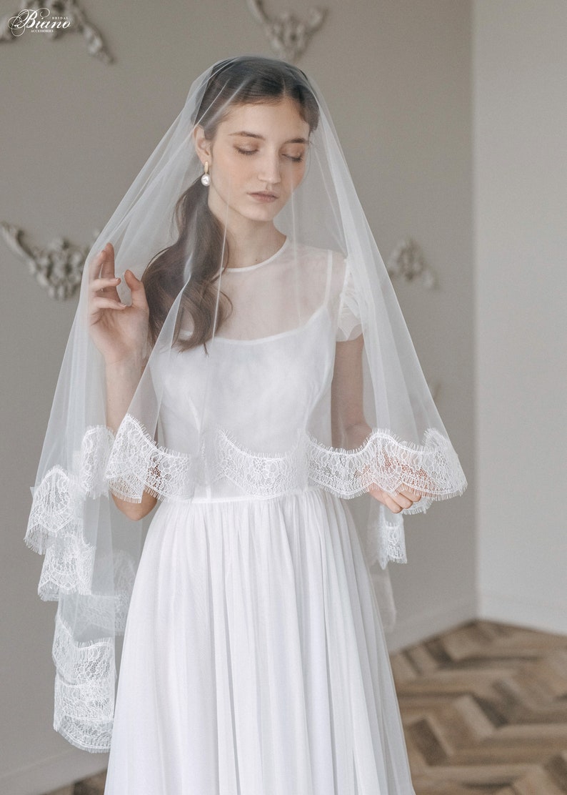 White veil for sale Clearance