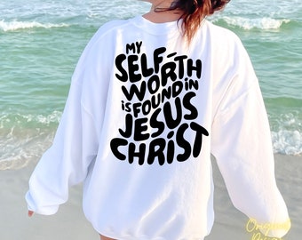 Faith Sweatshirt Christian Sweatshirt Inspirational Shirt Religious Tees Spiritual Shirts God Jesus Shirts