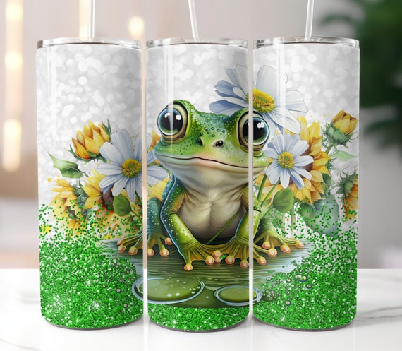 Frog Tumbler Sublimation Transfer Ready to Press Frog Tumbler Designs 20 30  Ounce Tumbler Transfers Tumbler Designs Tumbler Designs 