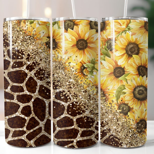 Personalized Sunflower Tumbler  Custom Sunflower Cup With Lid And Straw  Sunflower Gifts Tumbler Gift