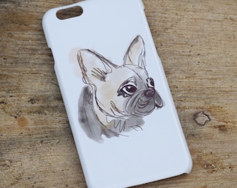 French Bulldog Frenchie Sketch Phone Case / Cover iPhone 6 6s 6+ Plus 5 5s 5c