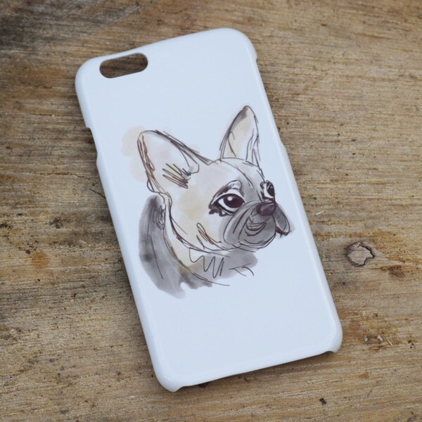 French Bulldog Frenchie Sketch Phone Case / Cover iPhone 6 6s 6+ Plus 5 5s 5c