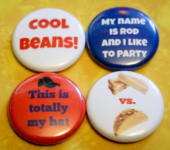 Hot Rod Set of 4 1 Pin Back Buttons or Magnets | Etsy