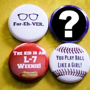 Sandlot Set of 4 - 1" Pinback Buttons - Etsy