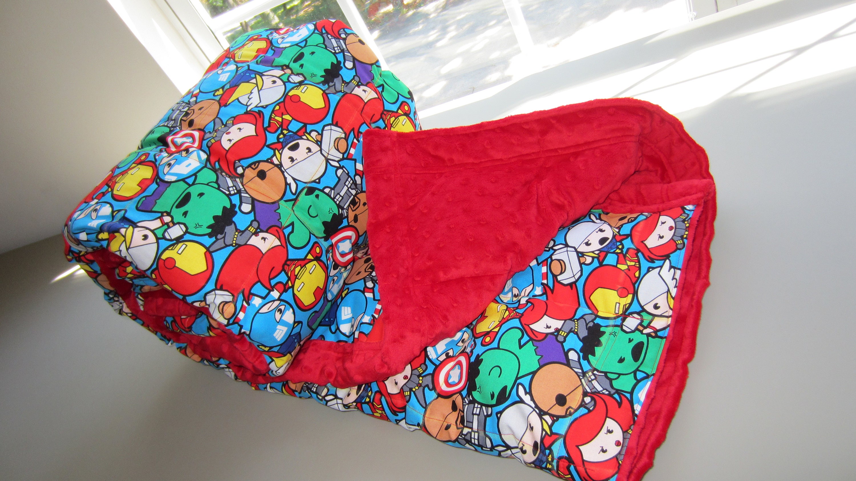 Weighted blanket adult twin 40x82 15 lbs Weighted blanket | Etsy