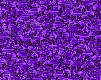 Weighted Blanket Bioluminescente Mushrooms, Anxiety Relief, Stress Relief Gift, Self Care Gifts.