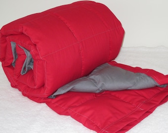 Cotton Weighted Blanket, Stress Relief Gift, Self Care Gifts