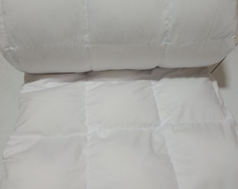 Weighted Blanket White Cotton, Anxiety Relief, Stress Relief Gift, Self Care Gifts