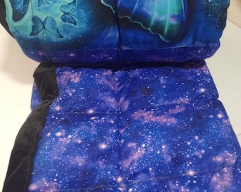 Weighted Blanket Butterflies Fantasy, Anxiety Relief, Stress Soothing Gift, Self Care Gifts.