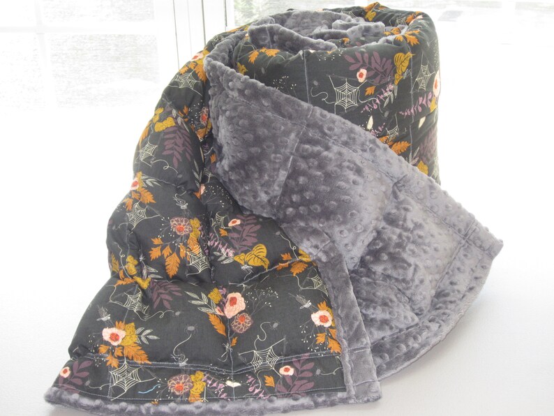 Weighted Blanket Adult for Anxiety Relief Sleep Mask Minky | Etsy