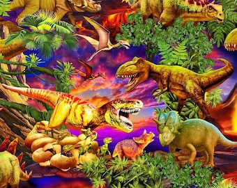 Weighted Blanket, Anxiety Relief, Insomnia, Stress Relief, Self Care Gifts. DINOSAUR SUNSET