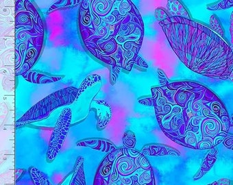 Weighted Blanket, Anxiety Relief, Insomnia, Birthday Gift, Handmade. Moonlit Glow Sea Turtles