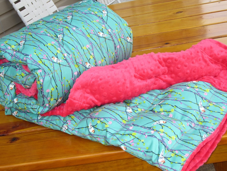 Weighted Blanket Adult Teen Child 5 lbs to 20 lbs Anxiety | Etsy