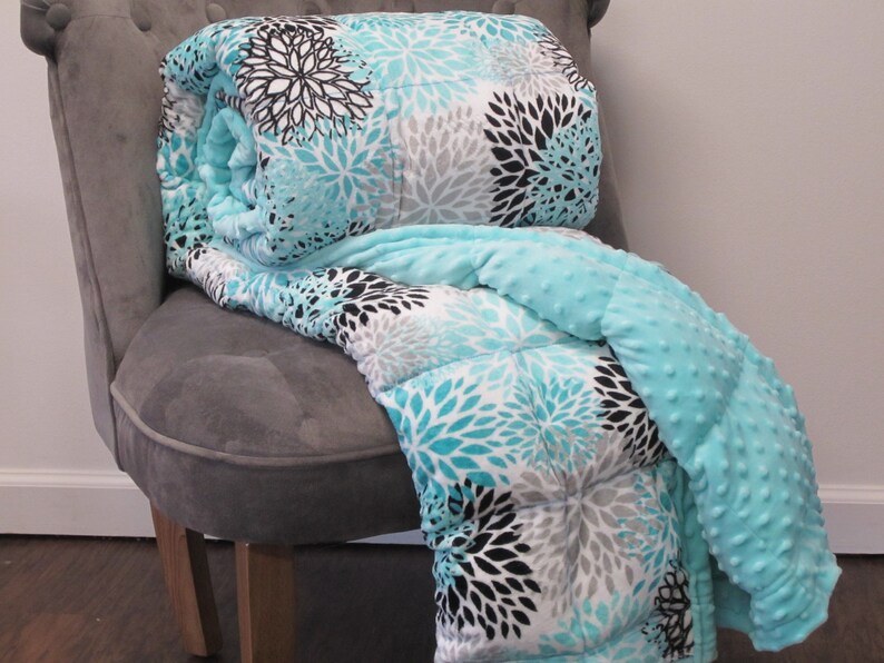 Weighted Blanket Adult Teen Child 5 lbs to 20 lbs Anxiety | Etsy