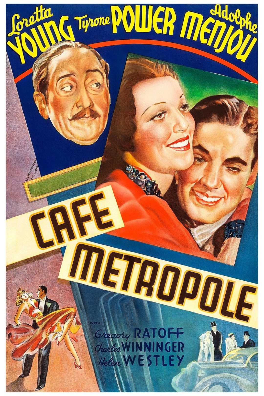 Cafe Metropole 1937 Loretta Young / Tyrone Power photo