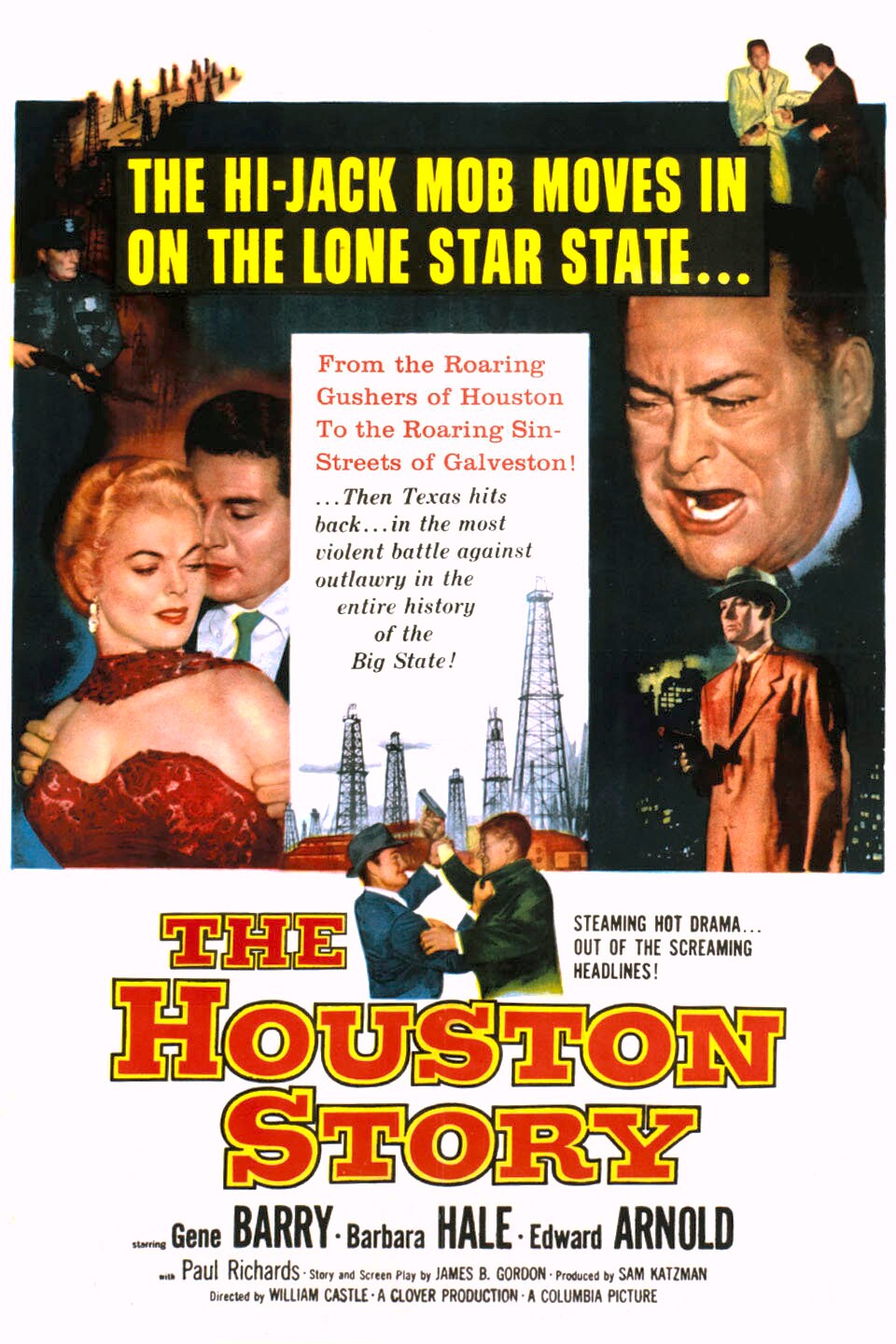 The Houston Story 1956 Gene Barry Etsy The Houston Story 1956 Gene Barry Etsy