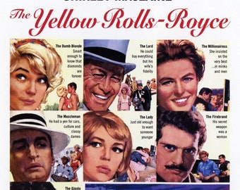 The Yellow Rolls Royce   (1964)  Rex Harrison / Ingrid Bergman