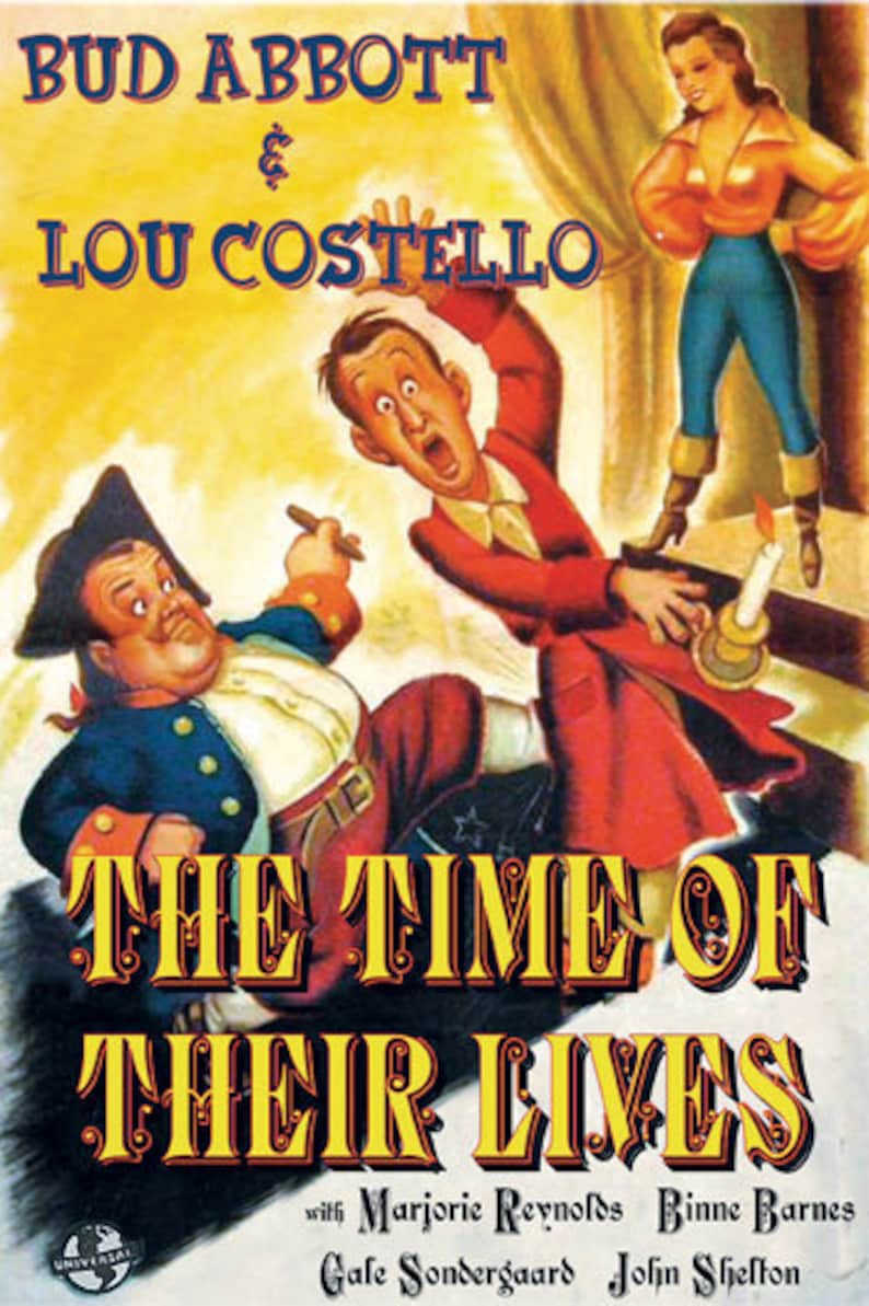 The time of their lives 1946 abbott and costello etsy