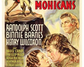 The Last Of The Mohicans  (1936)   Randolph Scott   (Black And White & Colorized Version)