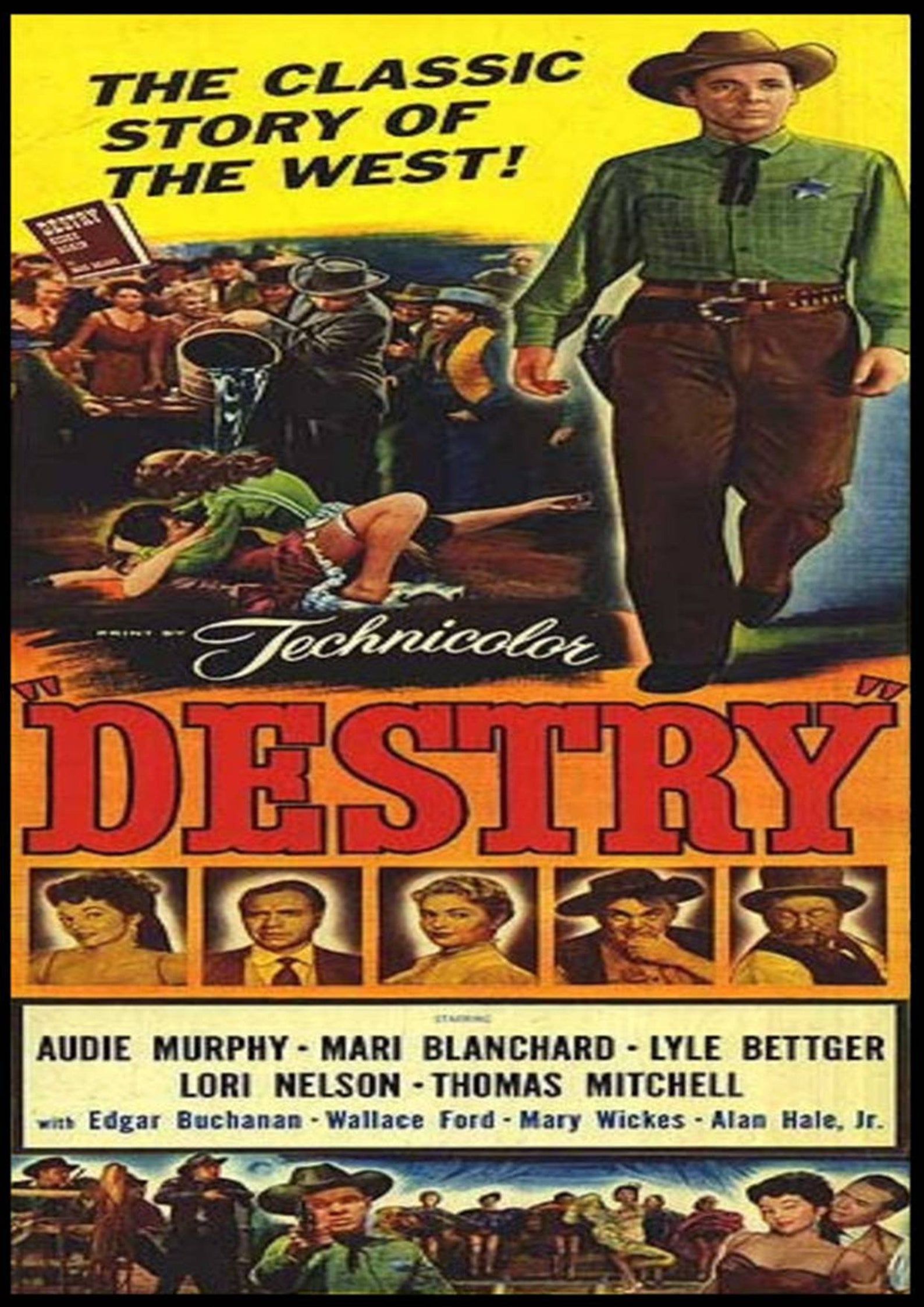 Destry 1954 Audie Murphy Etsy Australia