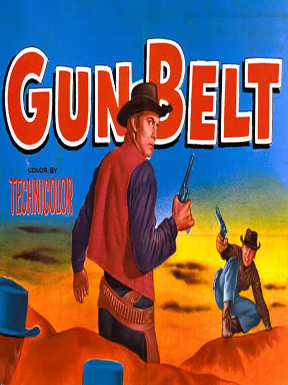 Gun Belt 1953 Montgomery Etsy