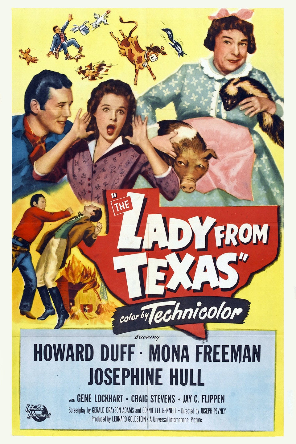 The Lady From Texas 1951 Mona Freeman / Howard Duff Etsy